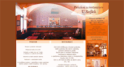 Desktop Screenshot of penzionusojku.cz